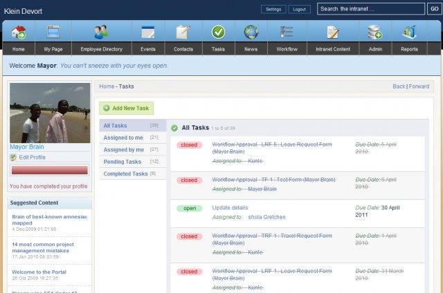 Download web tool or web app Precurio Intranet Portal (v2) [UPDATE]